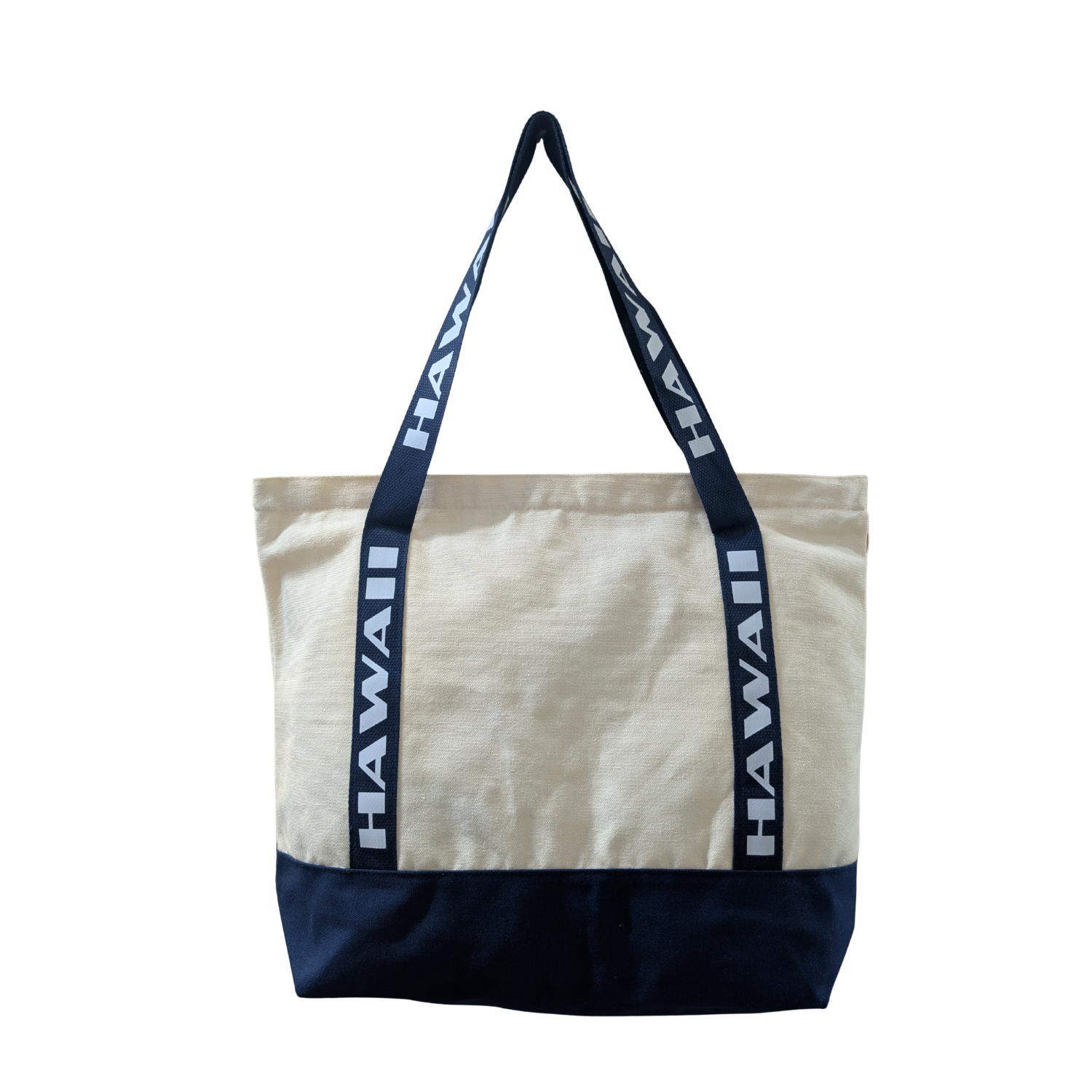 Hawaii Island Map Blue Tote Bag