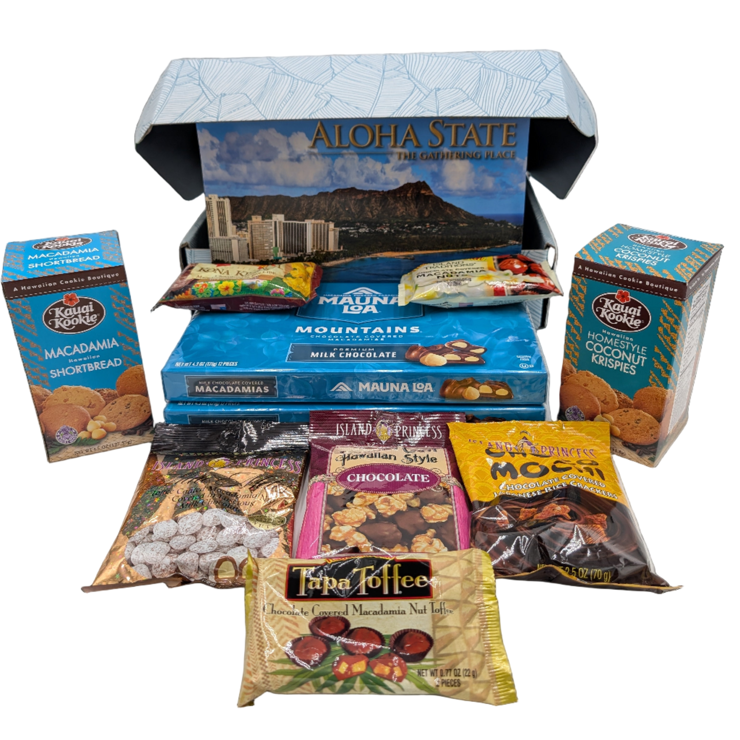 Island Kine Snacks Premium 11-Piece Hawaiian Gift Box