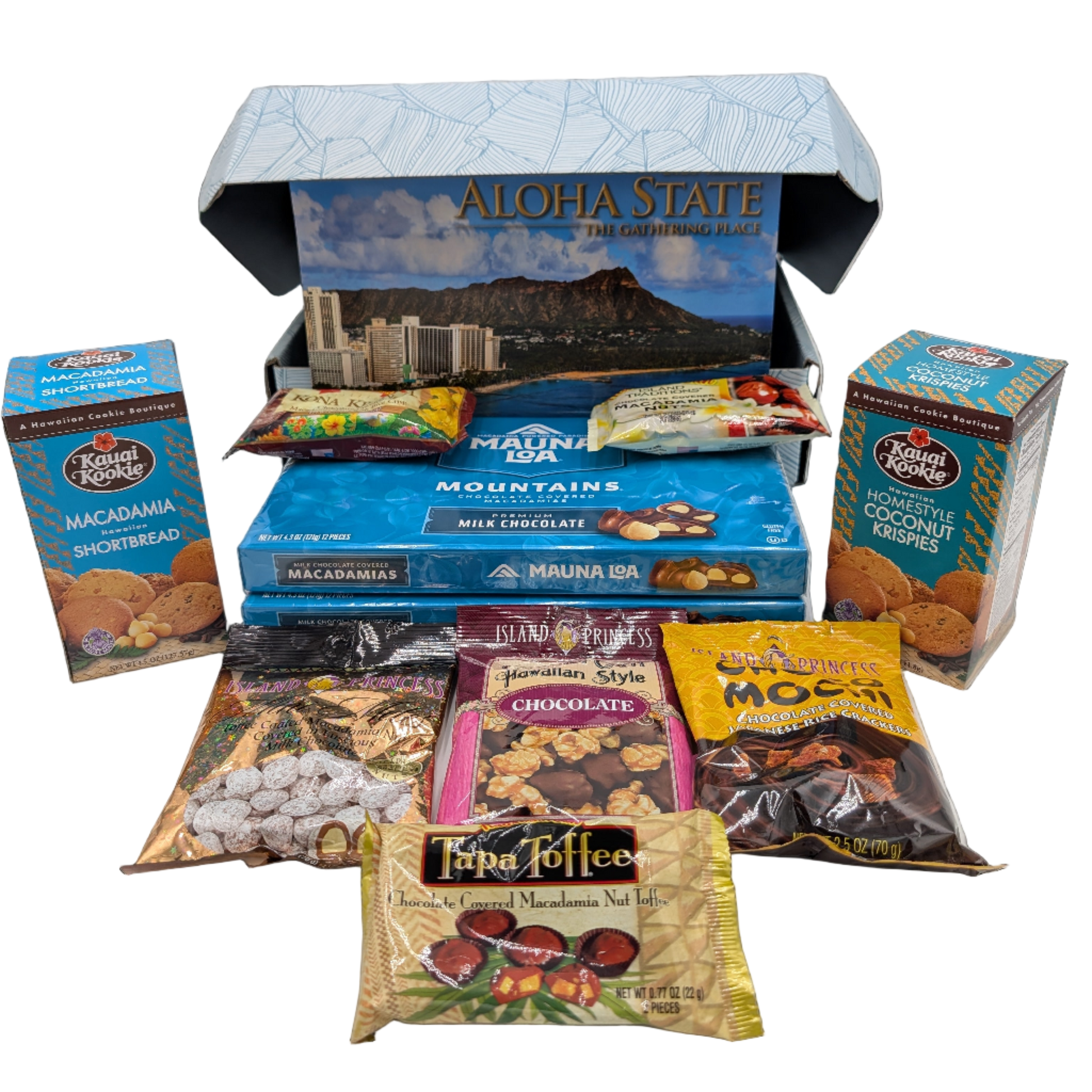 Island Kine Snacks Premium 11-Piece Hawaiian Gift Box