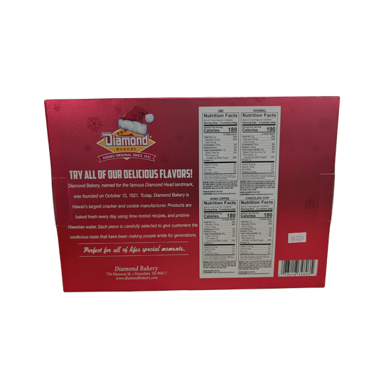 Diamond Bakery Hawaiian Shortbread Macadamia Nut Mele Kalikimaka Pack