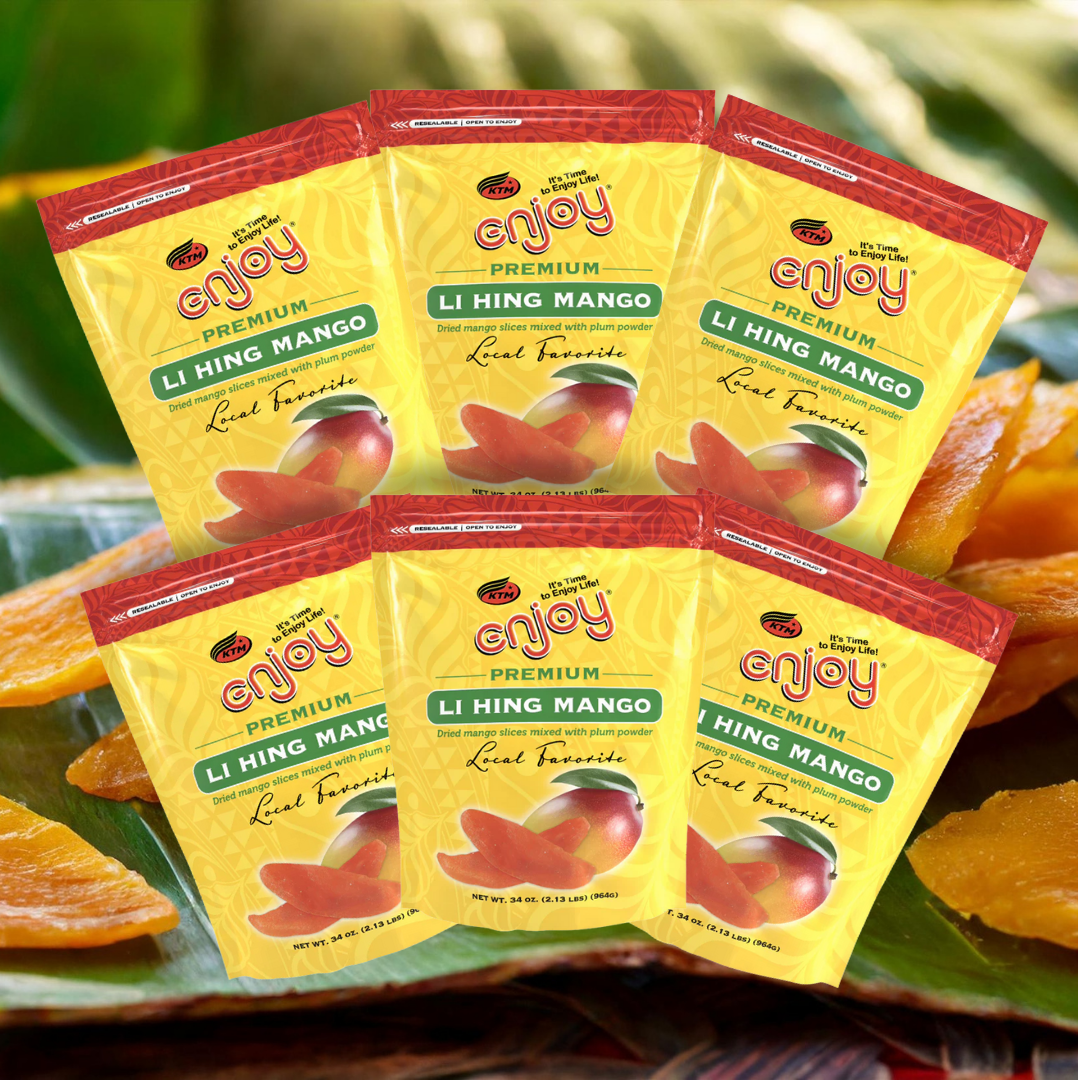 Li Hing Dried Mango Snack, 34 oz Resealable Bag