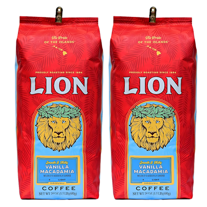 Lion Coffee Vanilla Macadamia 2-Bag ($28 Bag)