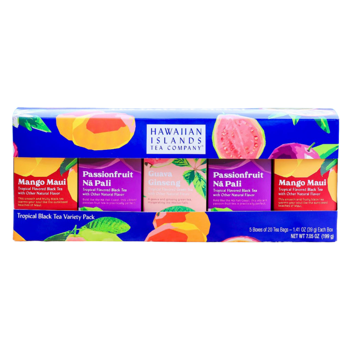 Hawaiian Islands Tea Company Tropical Variety Pack (5-Pack)