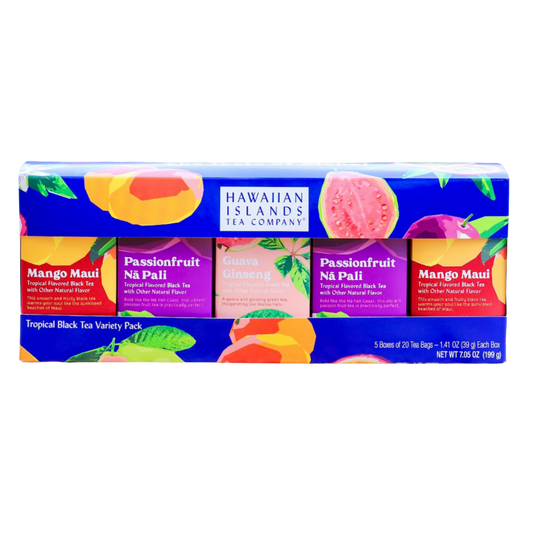 Hawaiian Islands Tea Company Tropical Variety Pack (5-Pack)