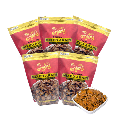 Arare Japanese-Style Rice Crackers, 40 oz Family Bag 6-Bags ($26 Bag)