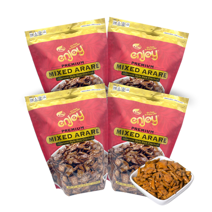 Arare Japanese-Style Rice Crackers, 40 oz Family Bag 4-Bags ($28 Bag)
