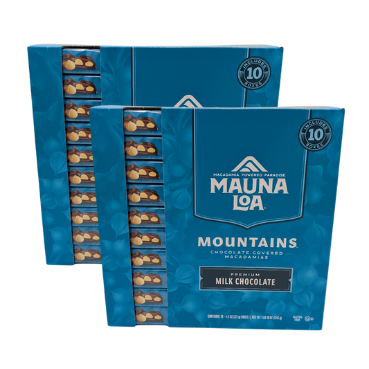 Mauna Loa Milk Chocolate Covered Macadamias 2-Pack ($85 Pack)