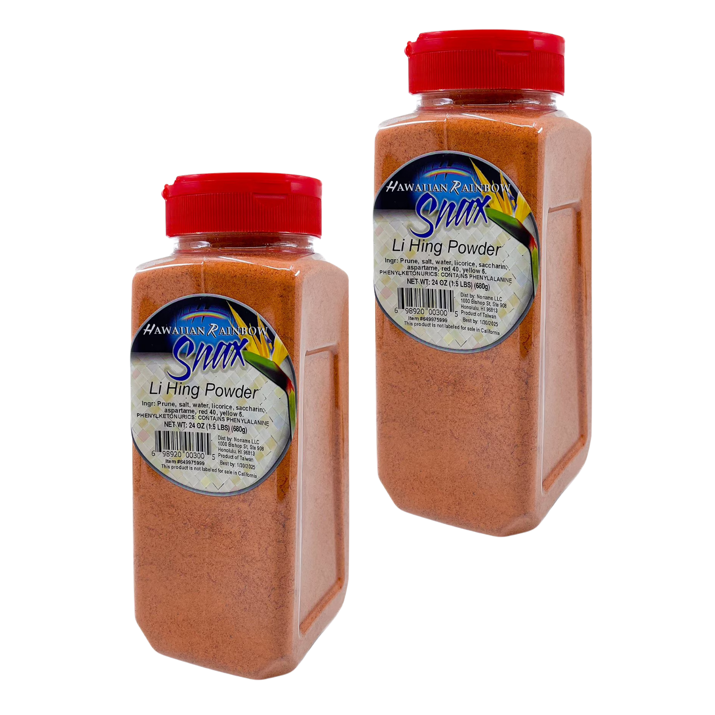 Li Hing Mui Powder | Bottle 2-Jar ($22 Jar)