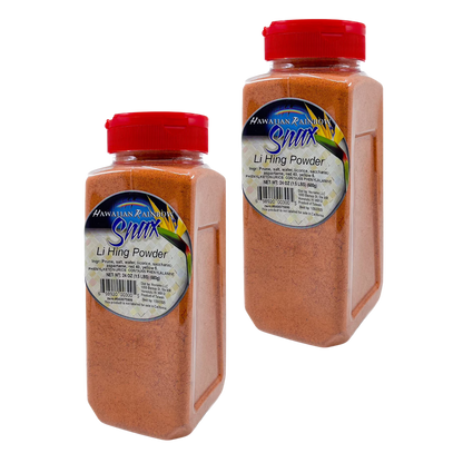 Li Hing Mui Snack Seasoning Powder, 1.5 lb Jar 2-Jars ($27 Jar)