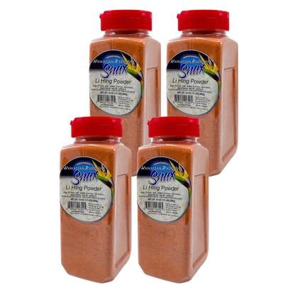 Li Hing Mui Snack Seasoning Powder, 1.5 lb Jar 4-Jars ($25 Jar)