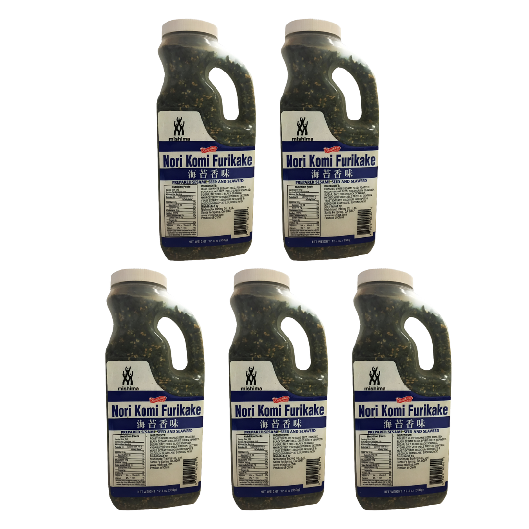 Mishima Nori Komi Furikake Seasoning 5 Bottles ($26 Bottle)