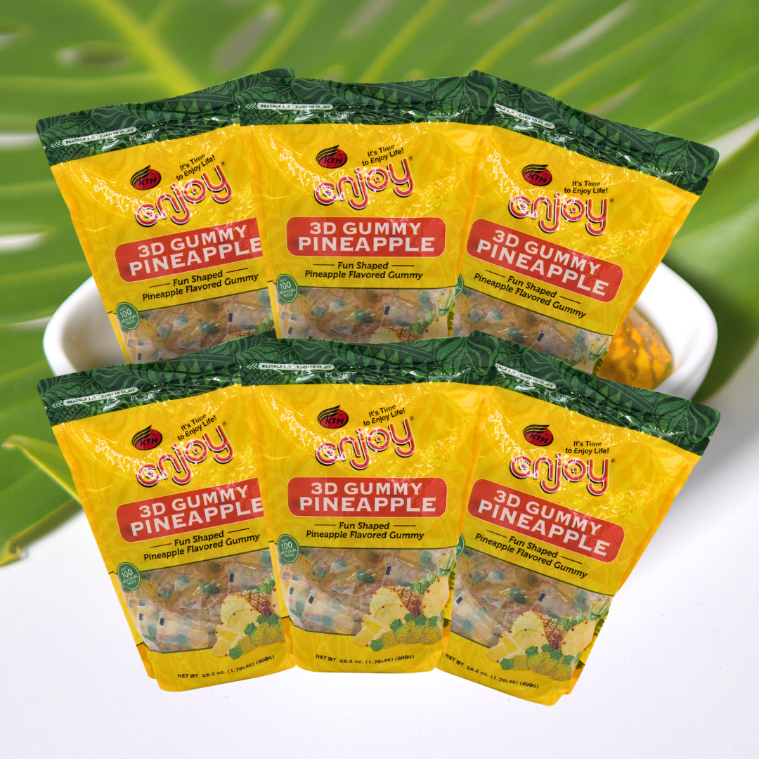 Enjoy 3D Gummy Pineapple | 100 Packs