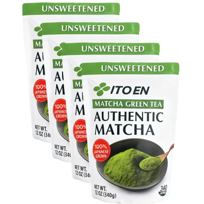 Japanese Matcha Green Tea Powder – Pure Unsweetened 4 Pack ($39 Pack)