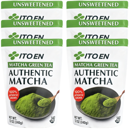 Japanese Matcha Green Tea Powder – Pure Unsweetened 6-Pack ($38 Pack)