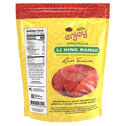 Li Hing Dried Mango Snack, 34 oz Resealable Bag