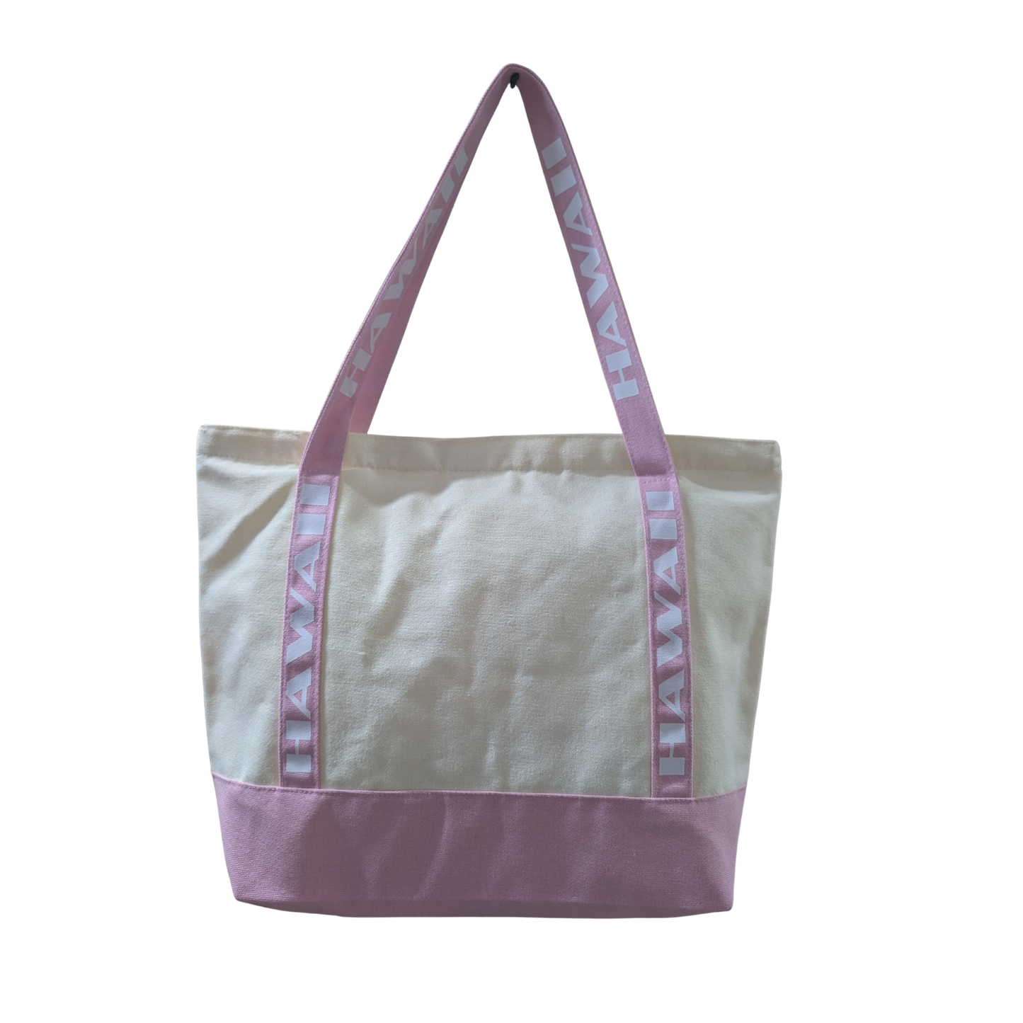 Hawaii Island Map Pink Tote Bag