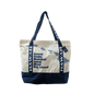 Hawaii Island Map Blue Tote Bag