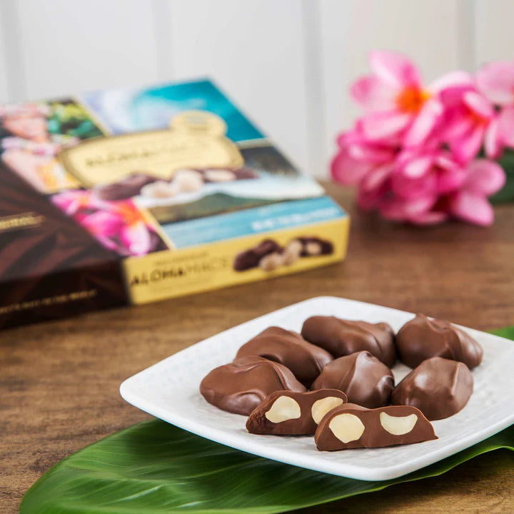 Hawaiian Host AlohaMacs Milk Chocolate Box