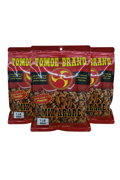 Tomoe Arare Japanese Rice Crackers, 1lb Bag Pack)