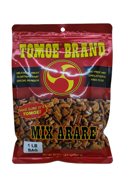 Tomoe Arare Japanese Rice Crackers, 1lb Bag