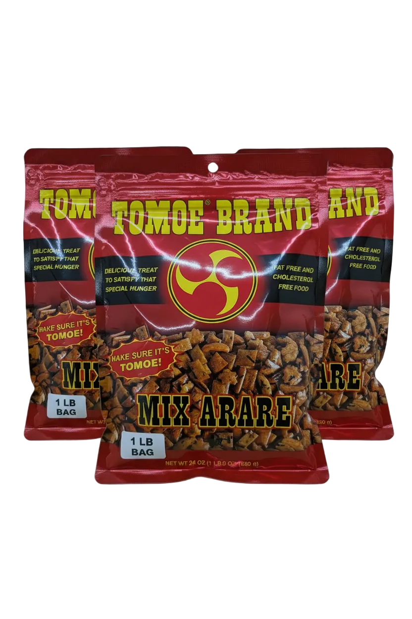 Tomoe Arare Japanese Rice Crackers, 1lb Bag