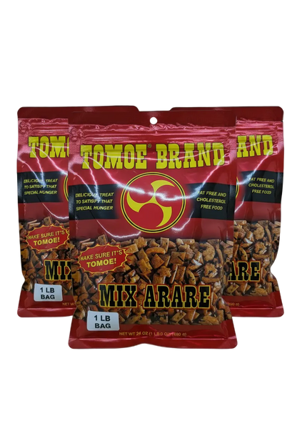 Tomoe Arare Japanese Rice Crackers, 1lb Bag